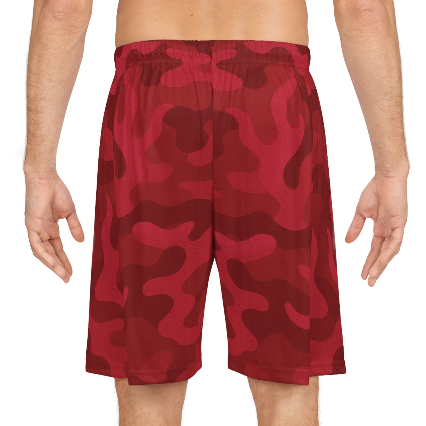Flame Camo Shorts - Red