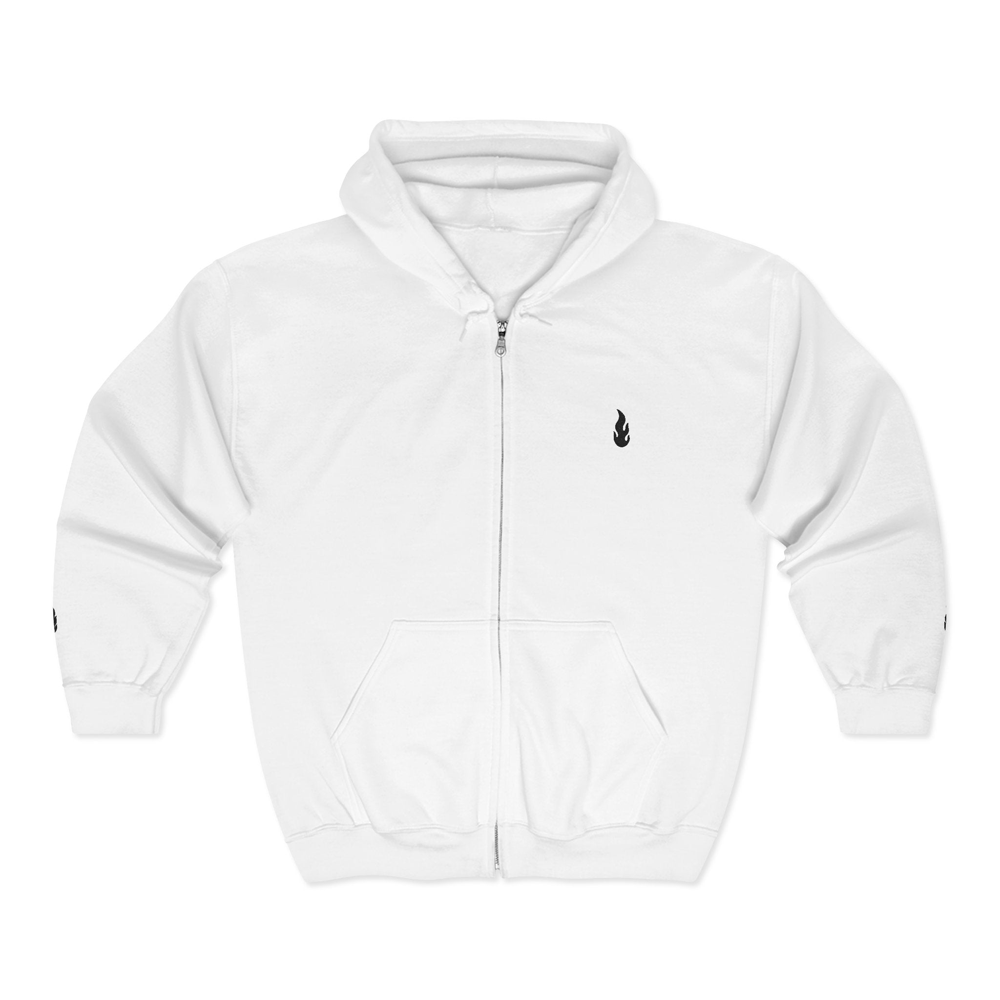 Firewxve Flame Zip Hoodie