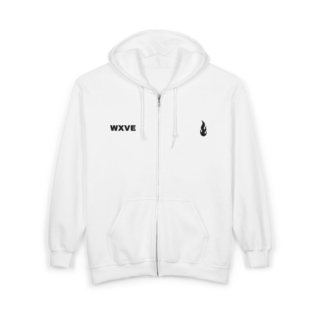 Firewxve WXVE & Flame Zipped Hoodie