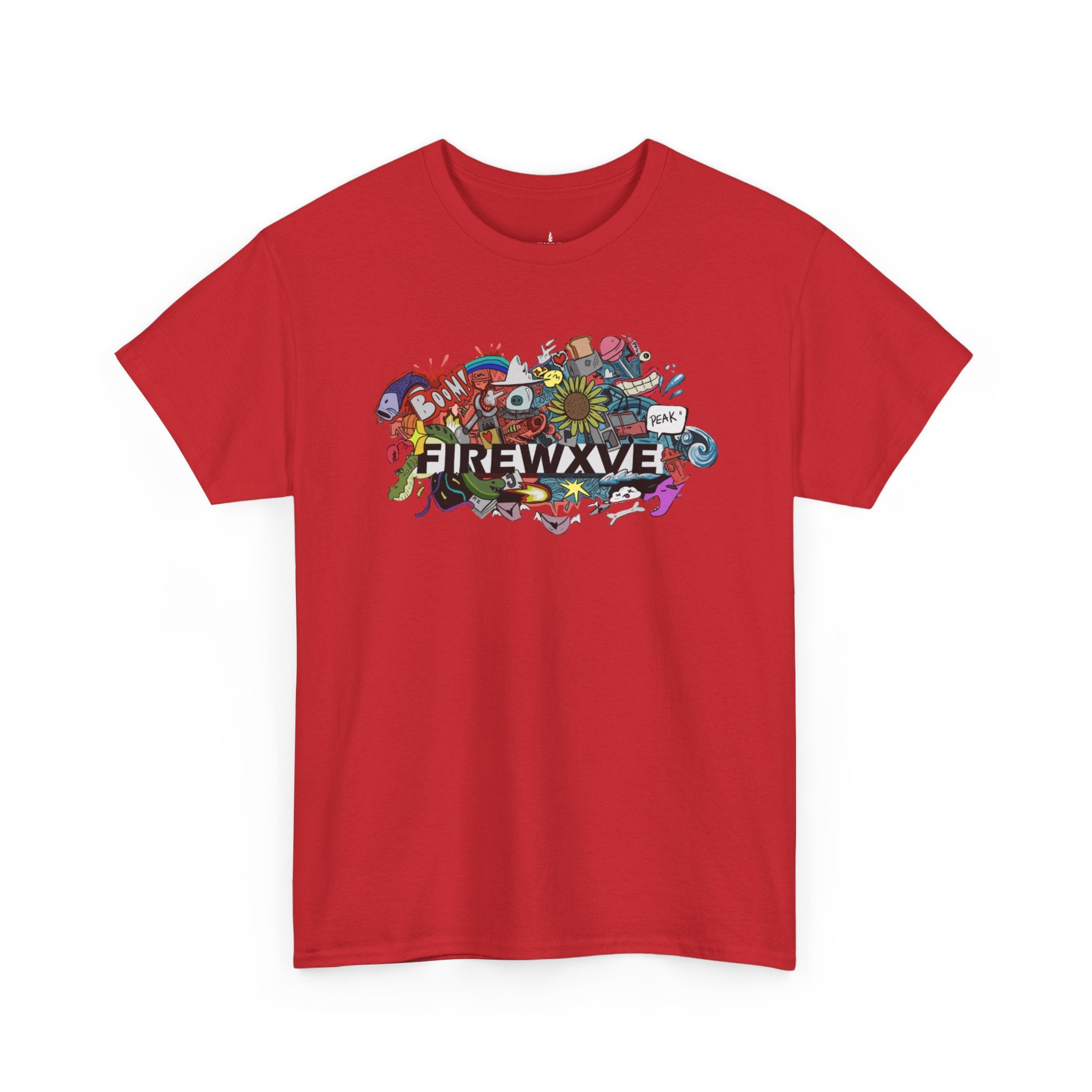 FireWave Colorful Surf & Skate Graphic Tee