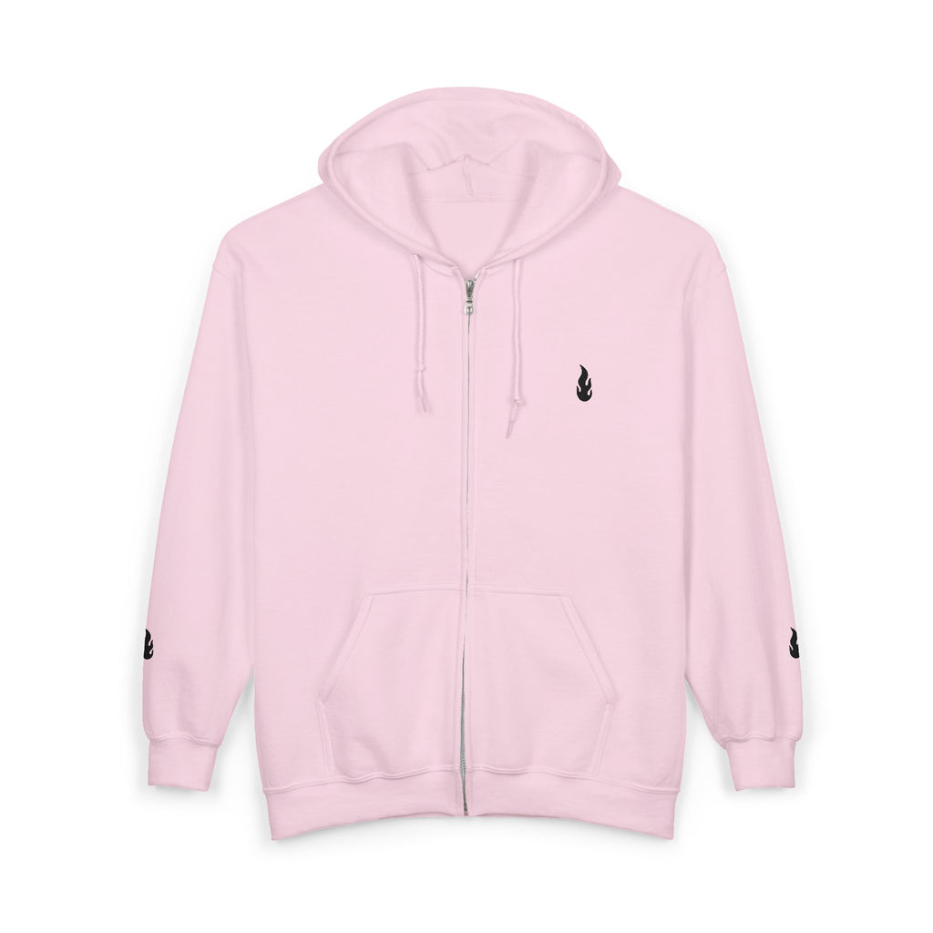 Firewxve Flame Zip Hoodie