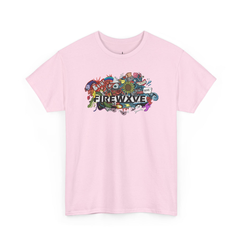 FireWave Colorful Surf & Skate Graphic Tee