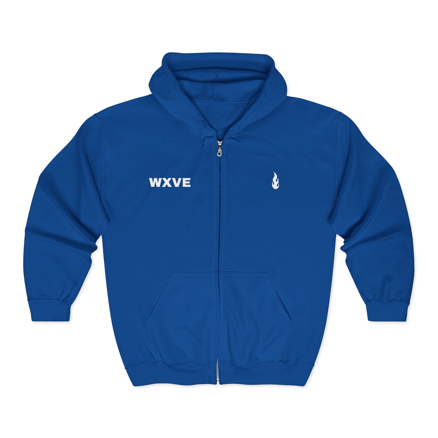 Firewxve WXVE & Flame Zipped Hoodie