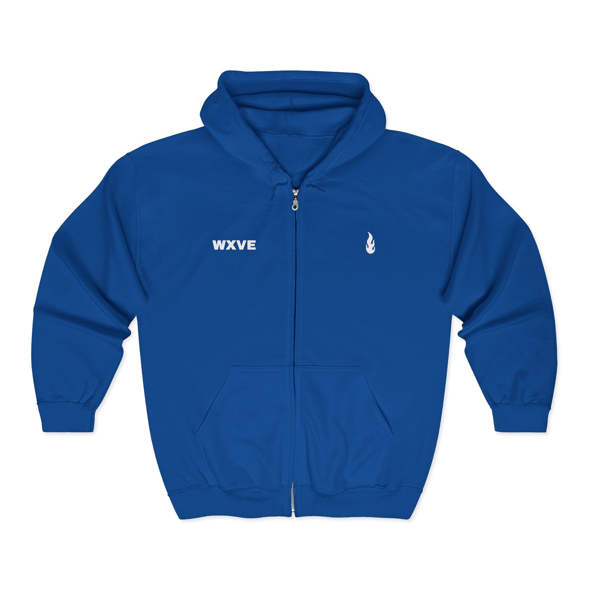 Firewxve WXVE & Flame Zipped Hoodie