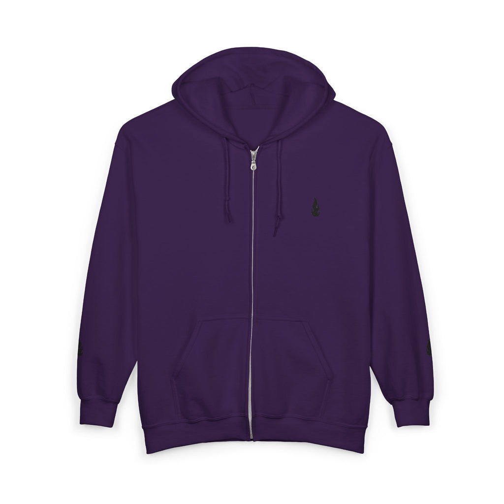 Firewxve Flame Zip Hoodie