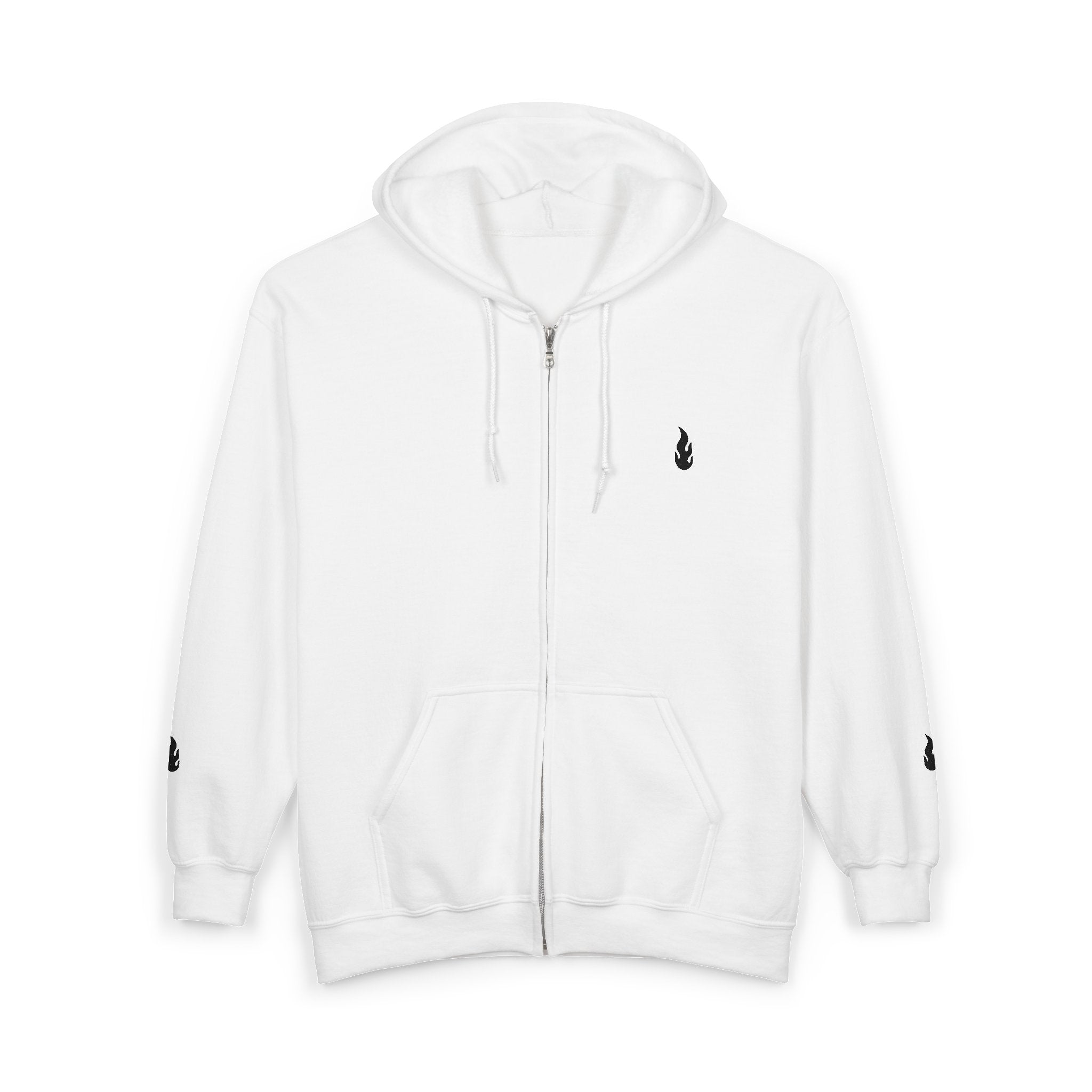 Firewxve Flame Zip Hoodie