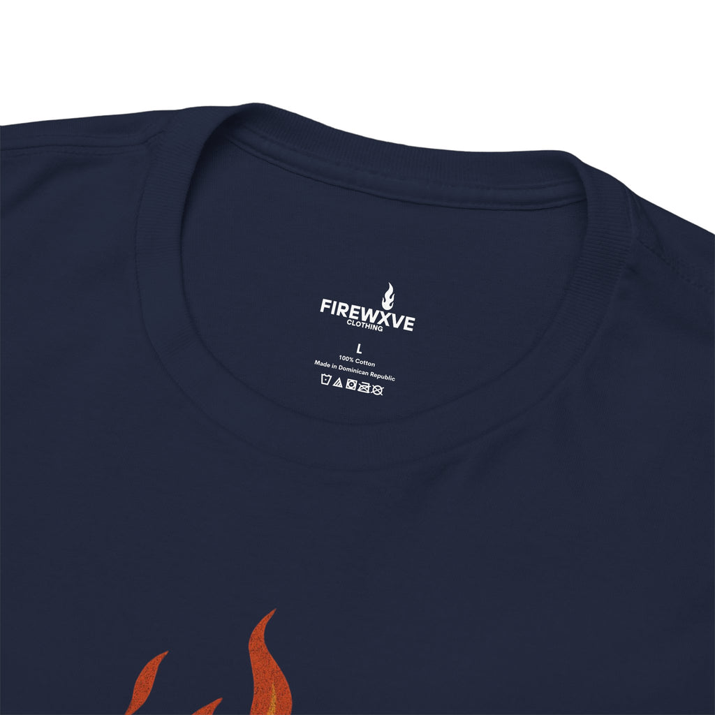 Burning Firewxve Graphic Tee