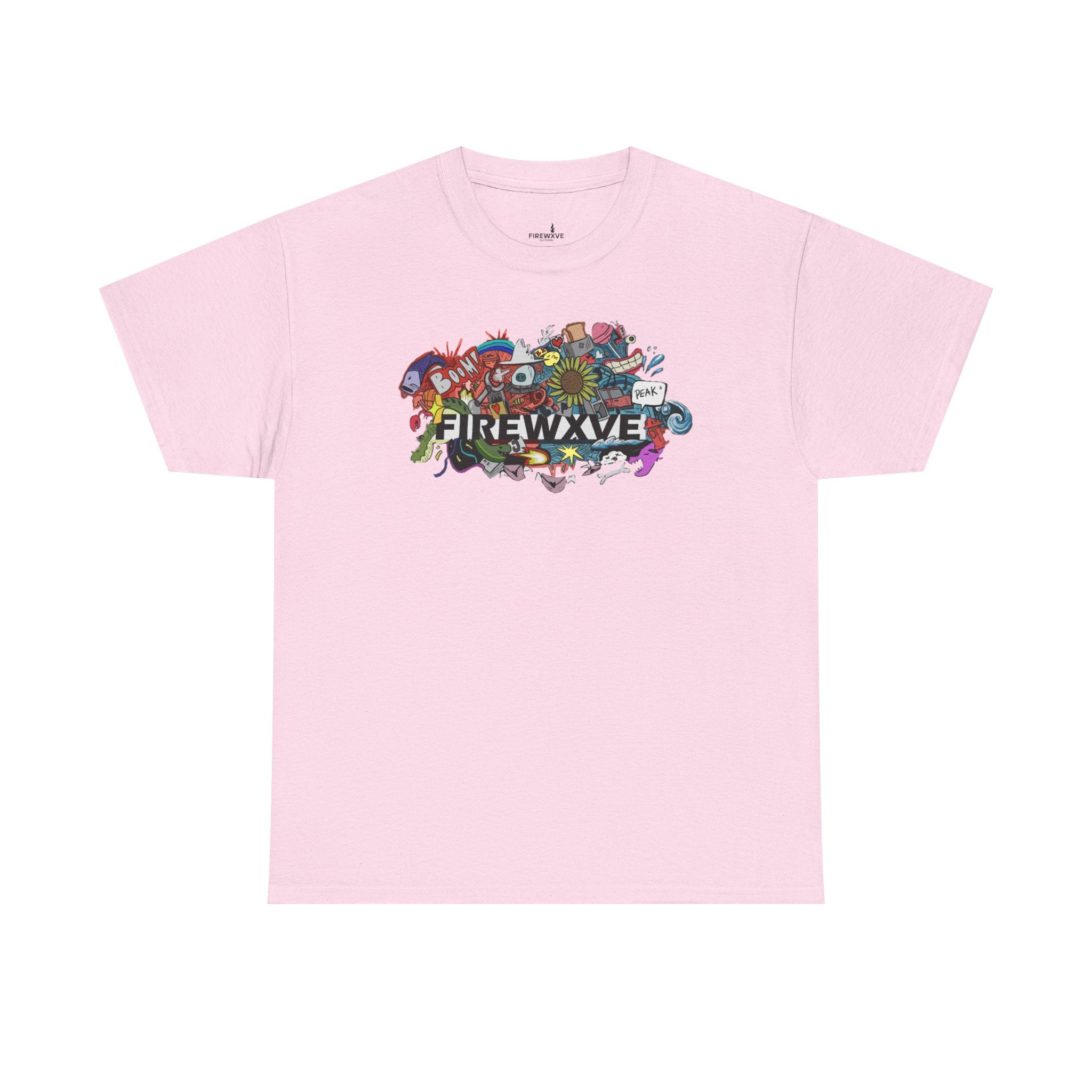 FireWave Colorful Surf & Skate Graphic Tee
