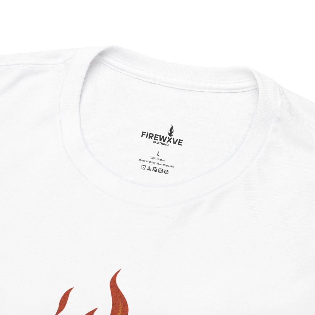 Burning Firewxve Graphic Tee
