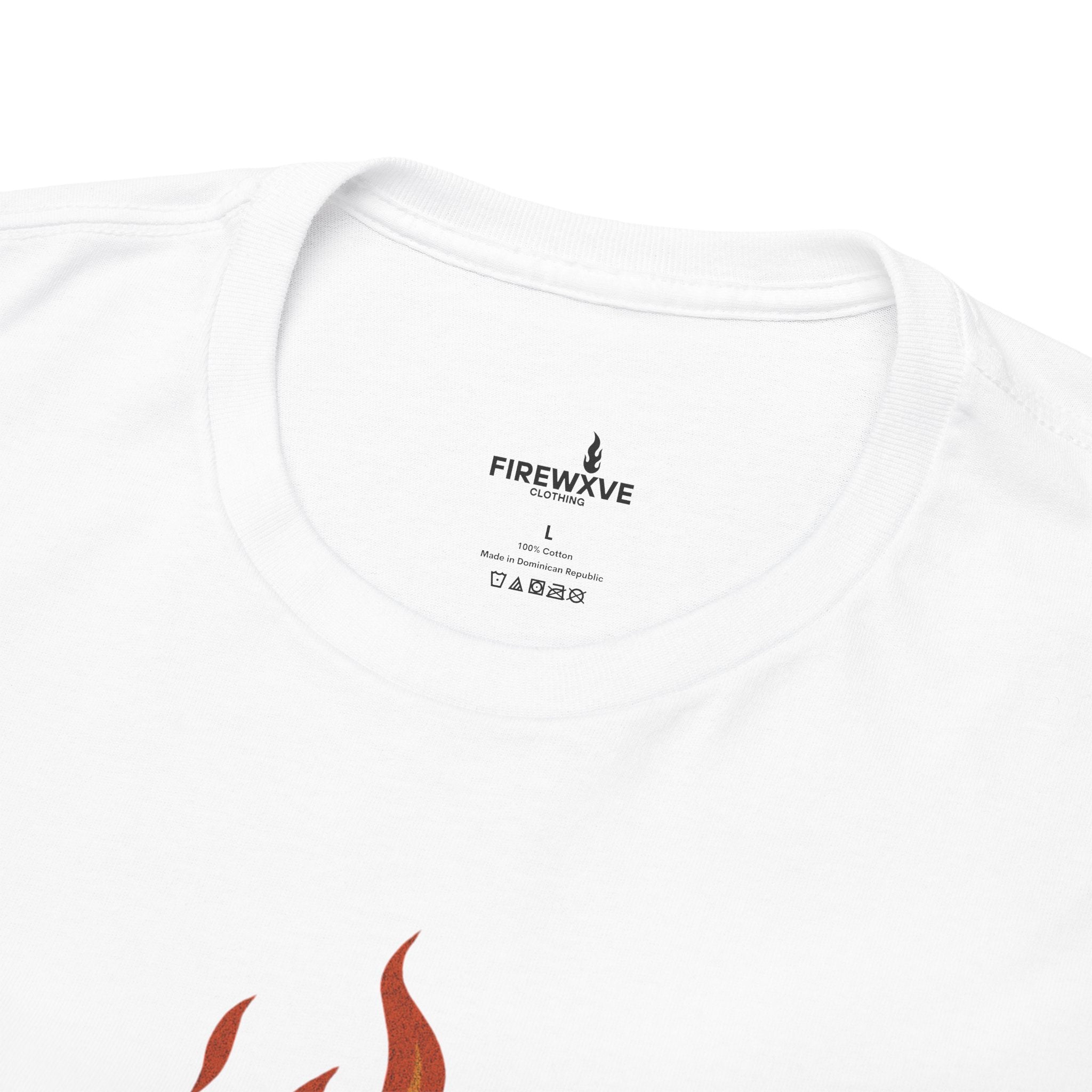 Burning Firewxve Graphic Tee