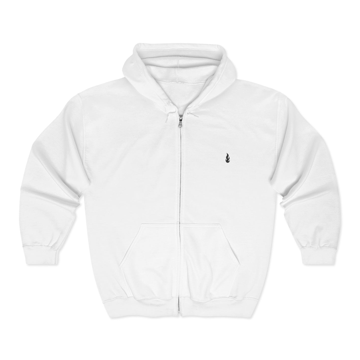 Firewxve Flame Zip Hoodie