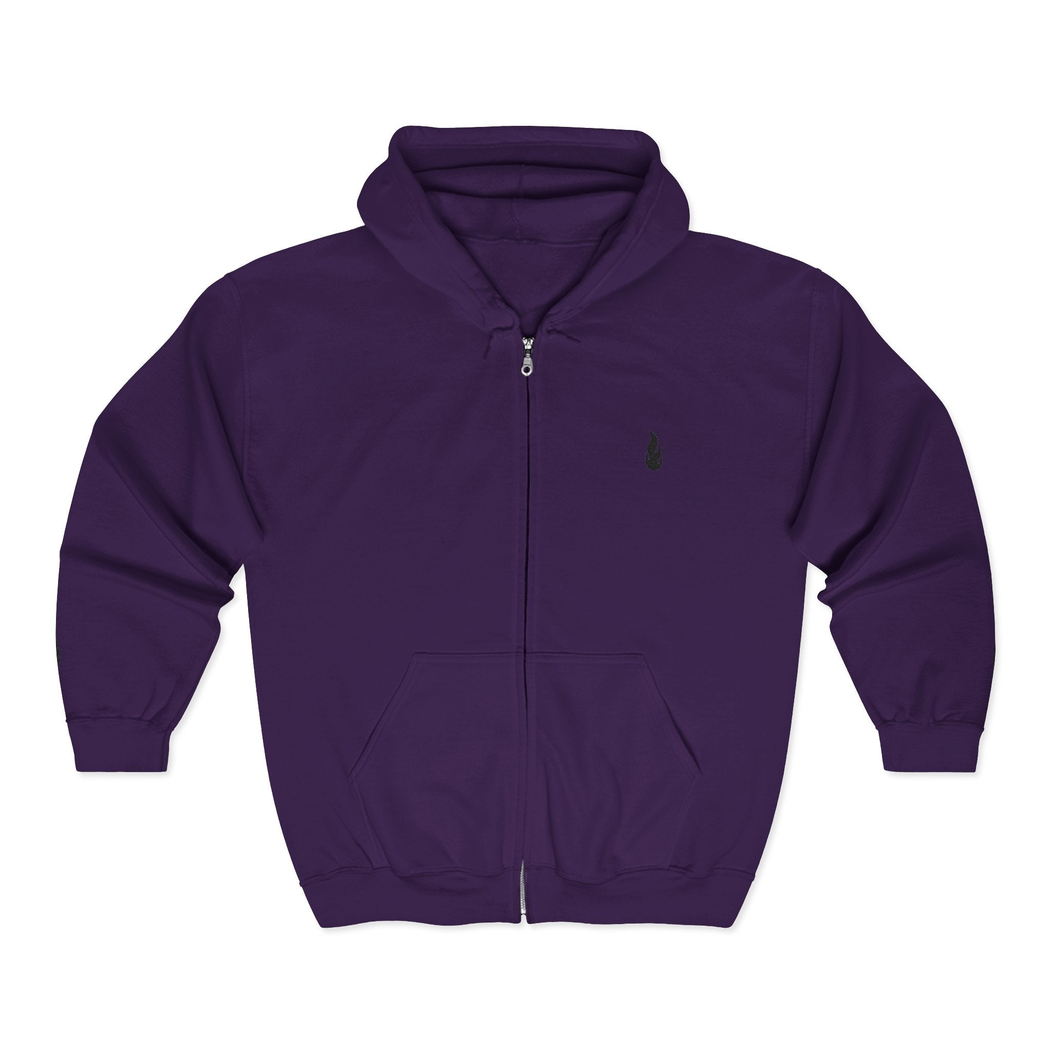 Firewxve Flame Zip Hoodie