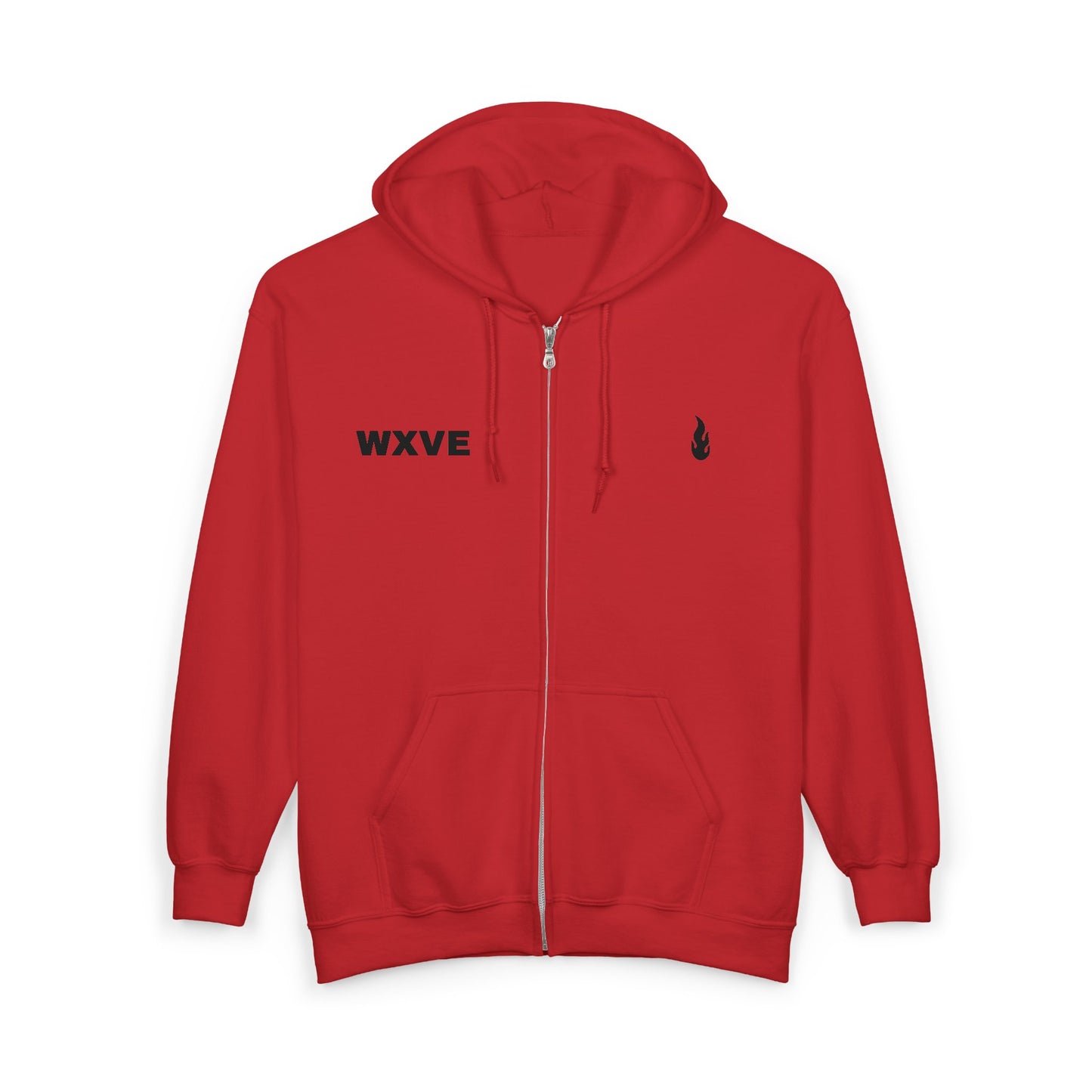 Firewxve WXVE & Flame Zipped Hoodie
