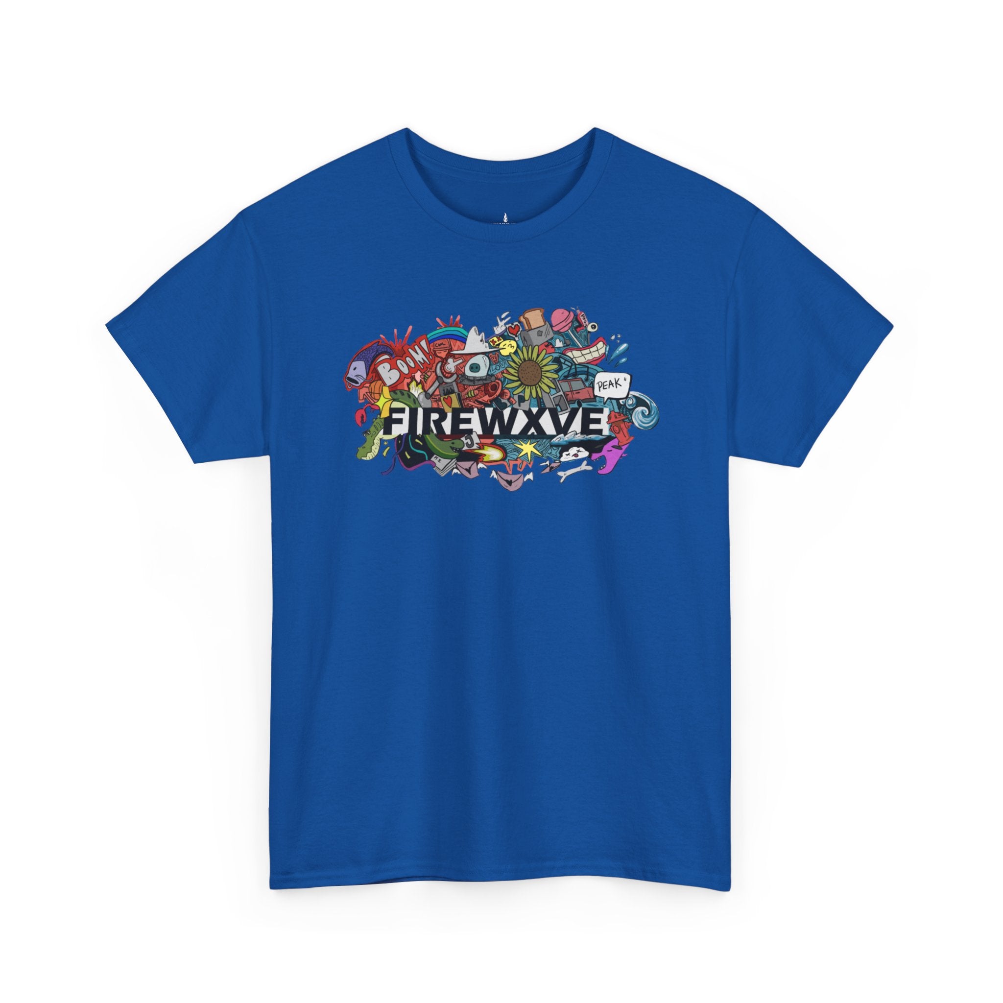 FireWave Colorful Surf & Skate Graphic Tee
