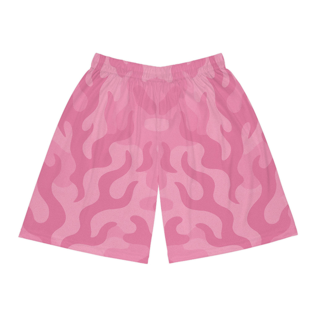 Flame Camo Shorts - Pink