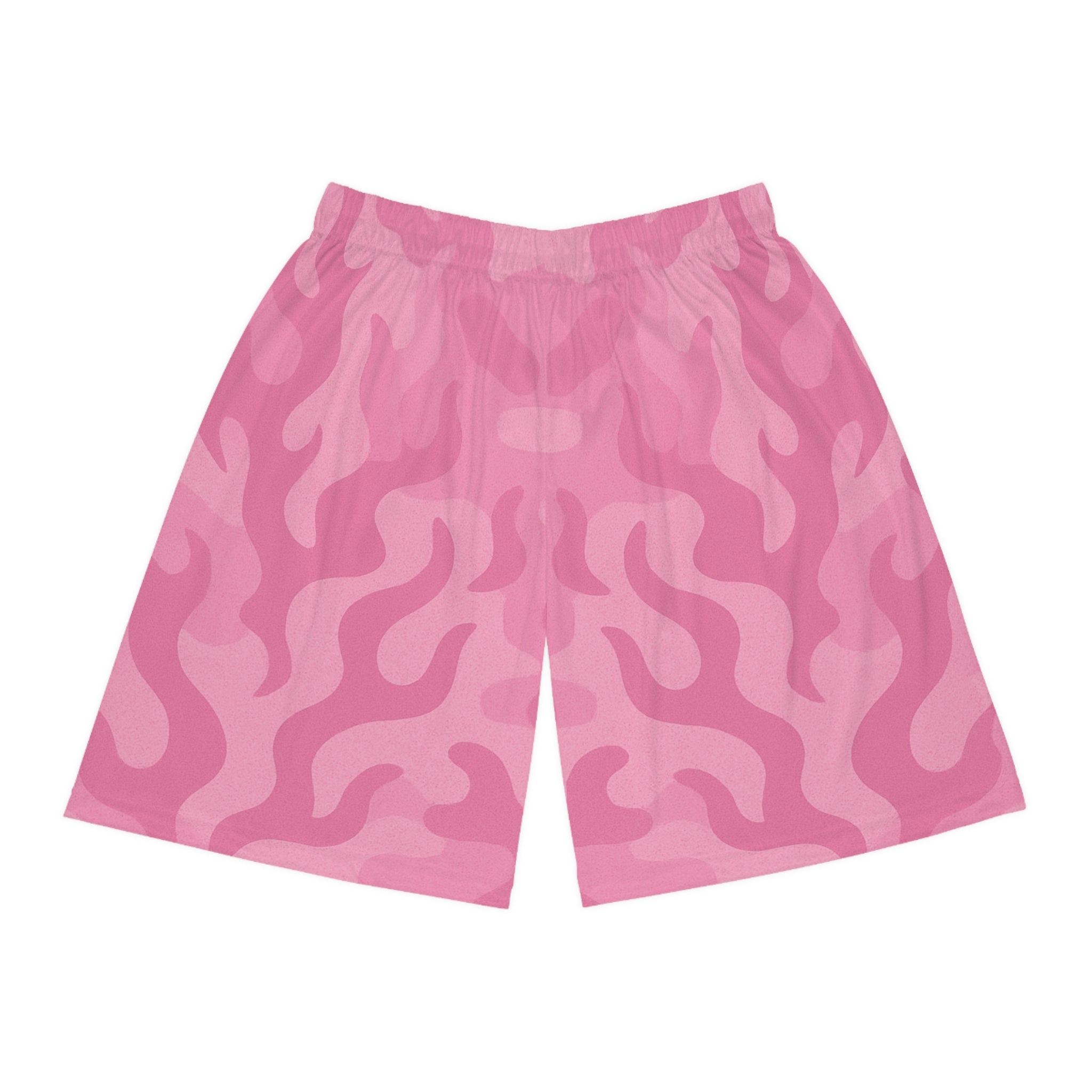 Flame Camo Shorts - Pink