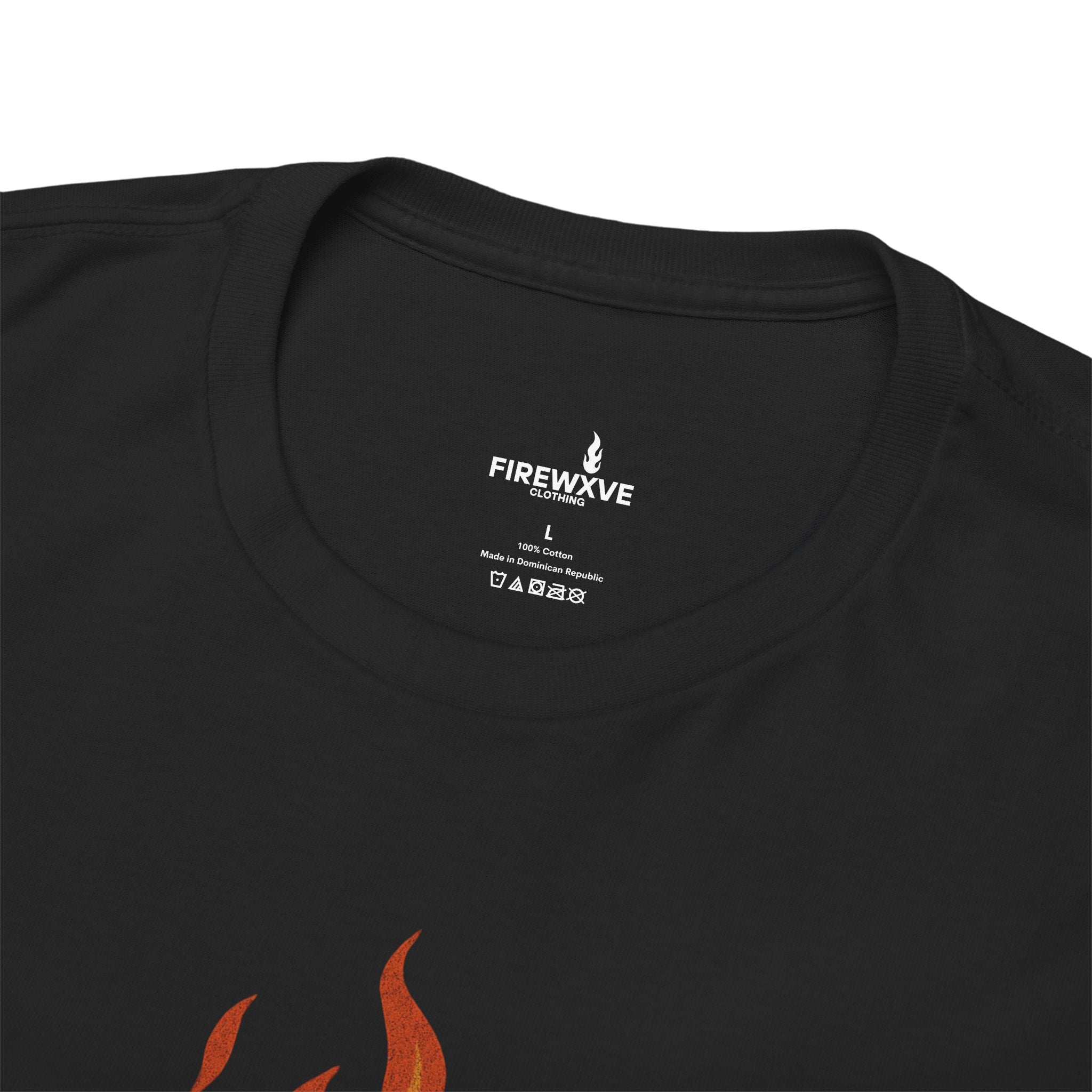 Burning Firewxve Graphic Tee