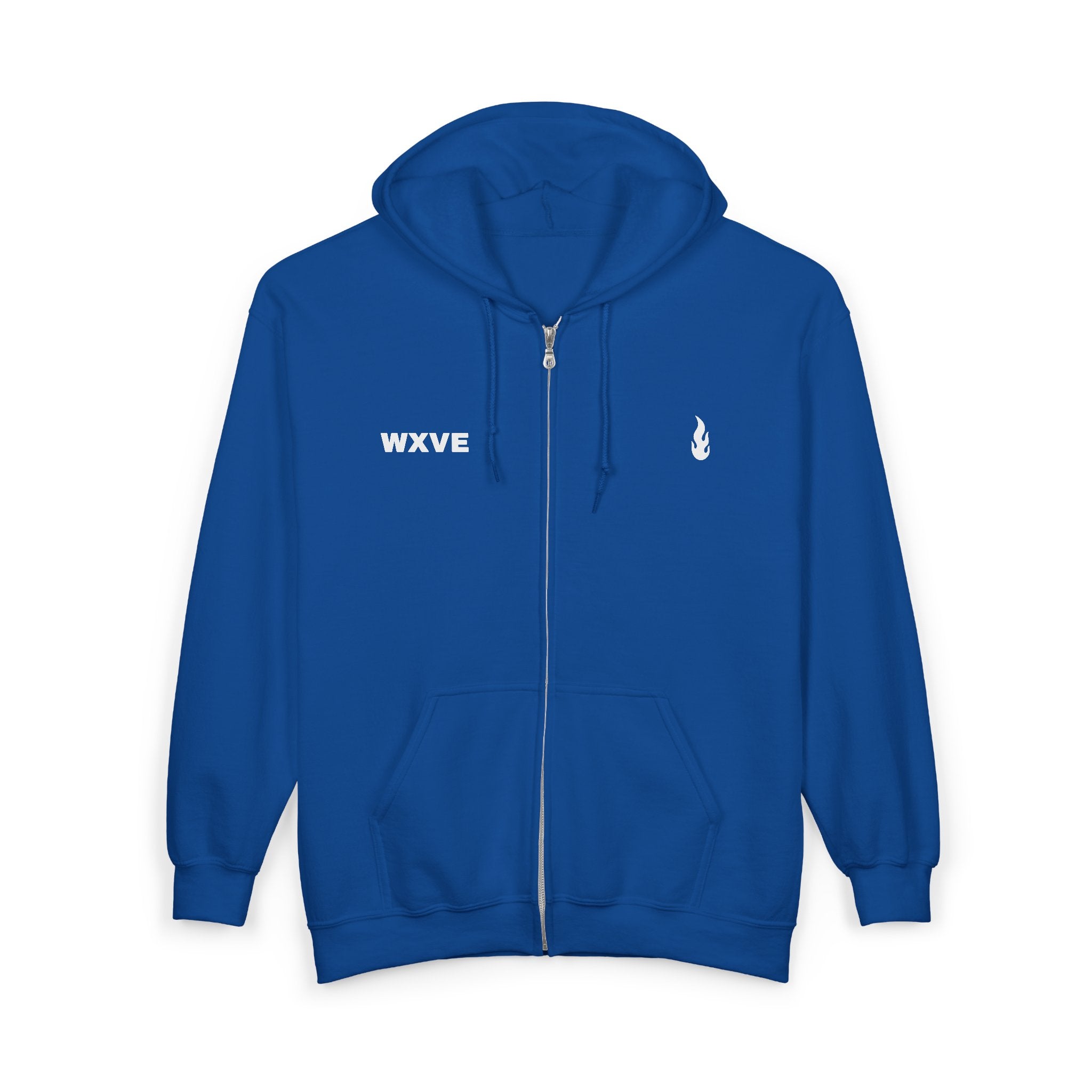 Firewxve WXVE & Flame Zipped Hoodie
