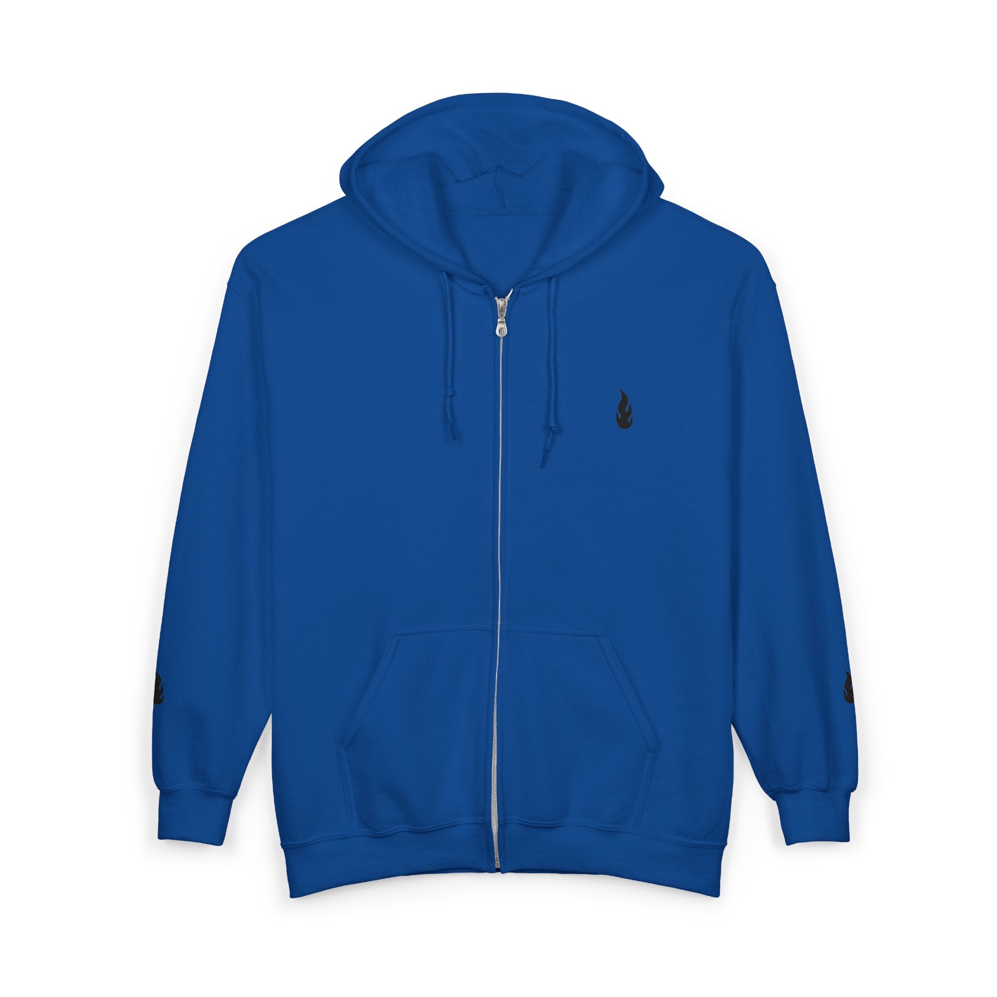 Firewxve Flame Zip Hoodie