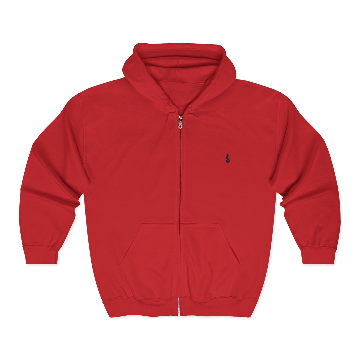 Firewxve Flame Zip Hoodie