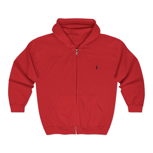 Firewxve Flame Zip Hoodie
