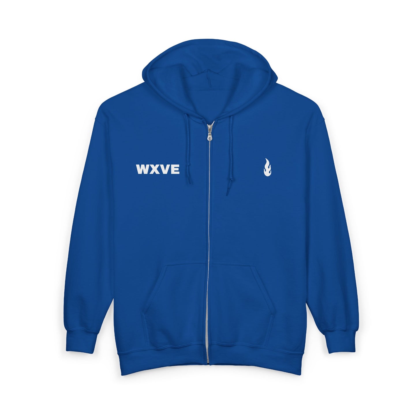 Firewxve WXVE & Flame Zipped Hoodie