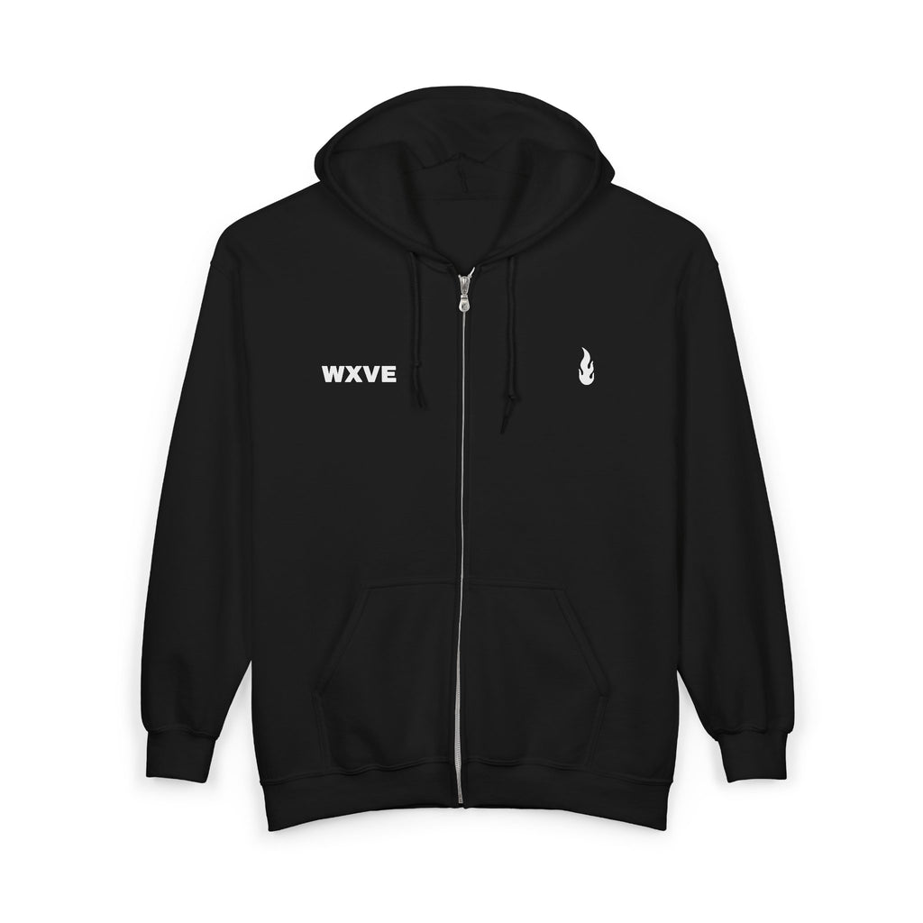 Firewxve WXVE & Flame Zipped Hoodie