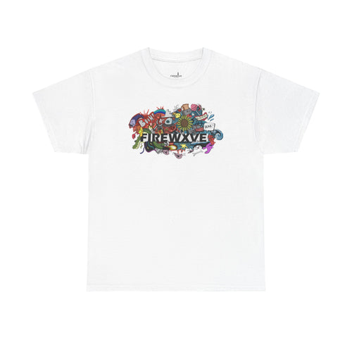 FireWave Colorful Surf & Skate Graphic Tee
