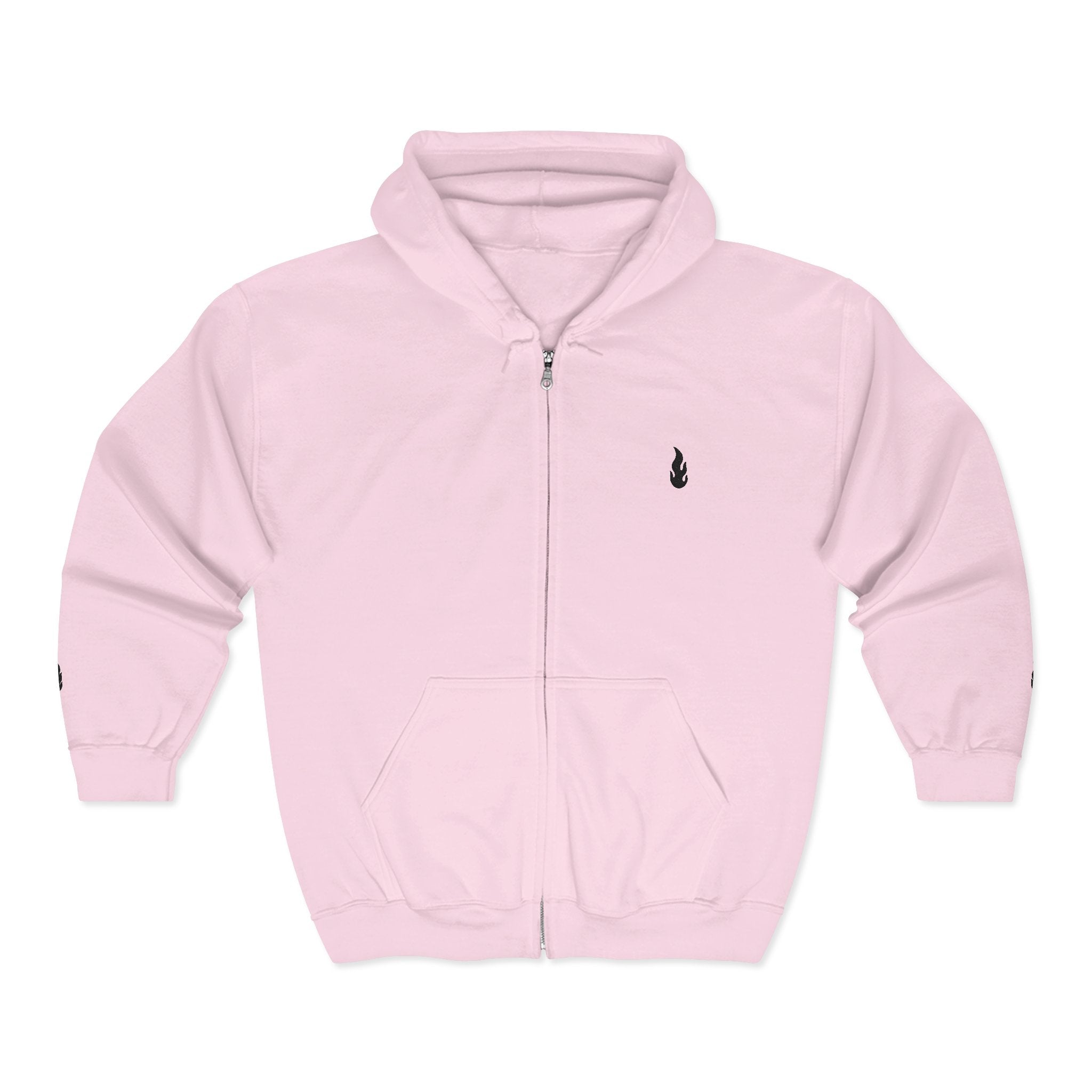 Firewxve Flame Zip Hoodie