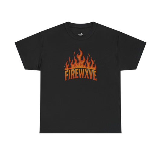 Burning Firewxve Graphic Tee