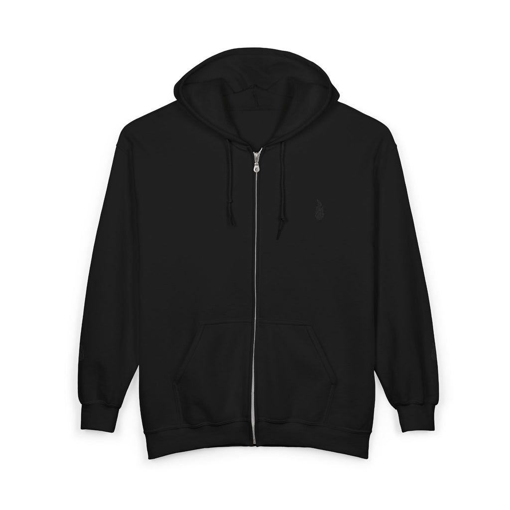 Firewxve Flame Zip Hoodie