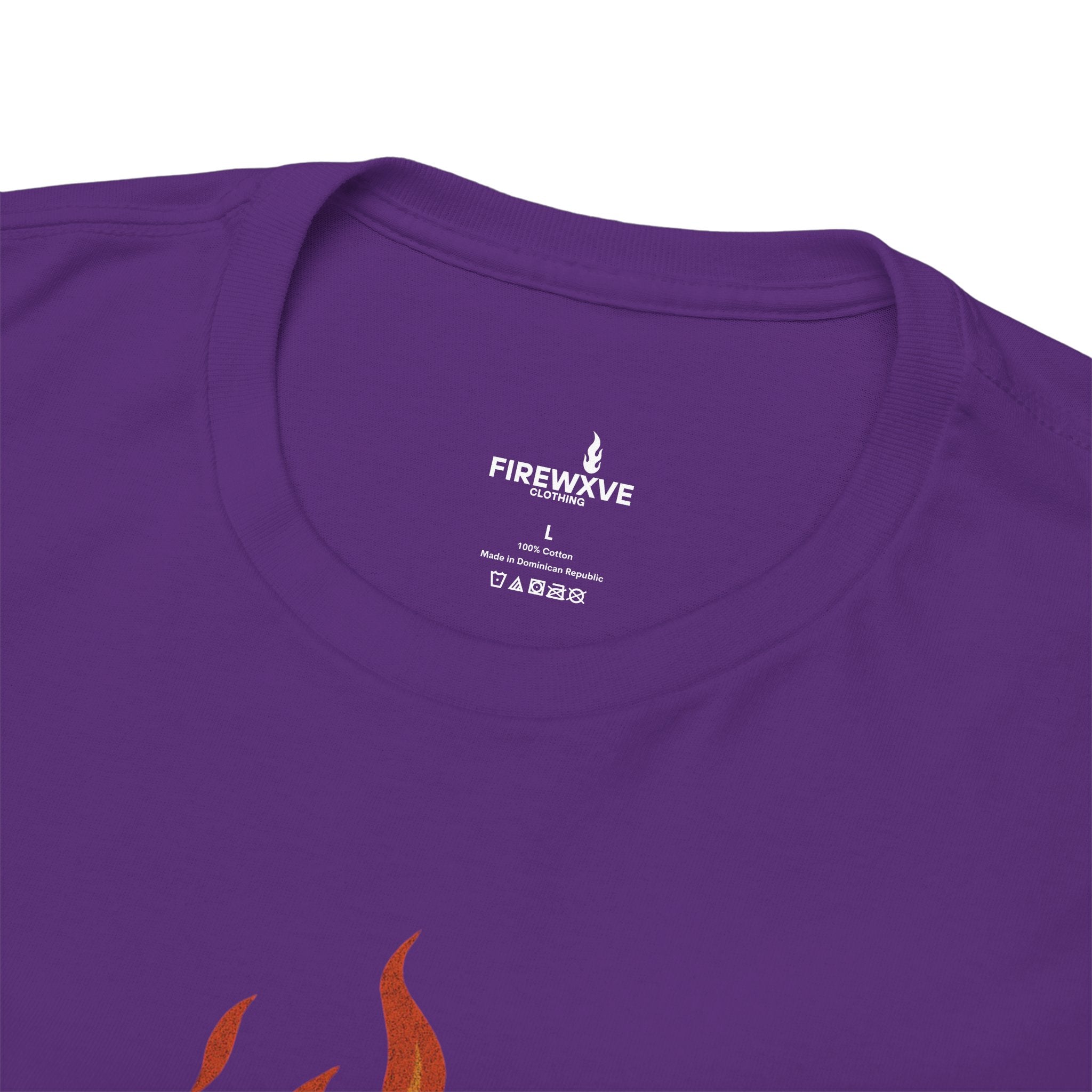 Burning Firewxve Graphic Tee